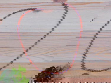 AFRICAN TRADE BEADS ROCK STONE LAPIDARY SPECIMEN