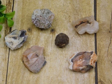 MIXED ROUGH LOT ROCK STONE LAPIDARY SPECIMEN