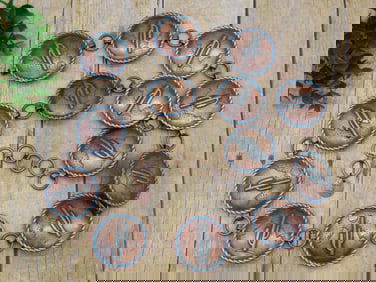 CONCHO BELTS SIZE XL