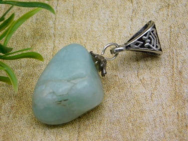 AMAZONITE PENDANT ROCK STONE LAPIDARY SPECIMEN