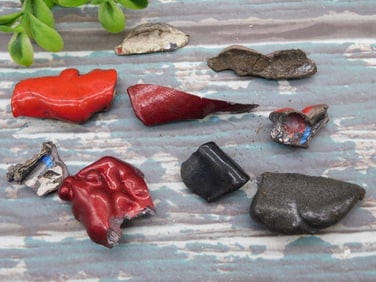 FORDITE MOTOR CITY AGATE ROCK STONE LAPIDARY SPECIMEN