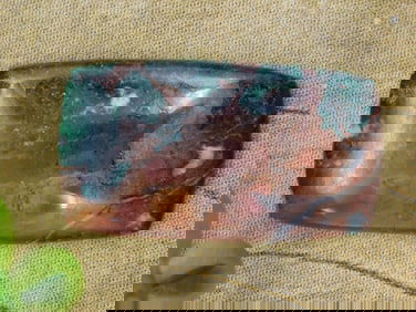 CHRYSOCOLLA CABOCHON ROCK STONE LAPIDARY SPECIMEN