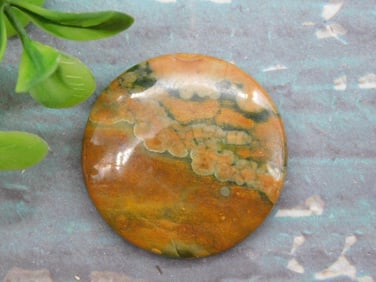 RHYOLITE CABOCHON ROCK STONE LAPIDARY SPECIMEN