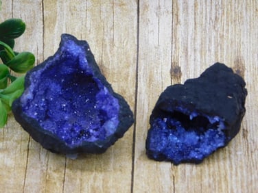 BLUE GEODE ROCK STONE LAPIDARY SPECIMEN
