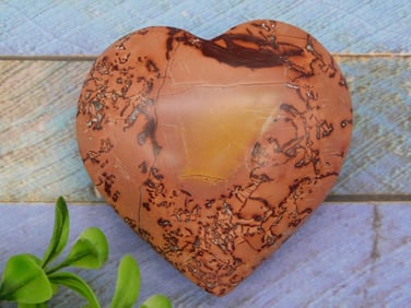 MOOKAITE HEART ROCK STONE LAPIDARY SPECIMEN