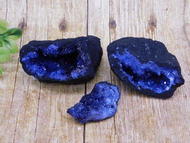 BLUE GEODE ROCK STONE LAPIDARY SPECIMEN