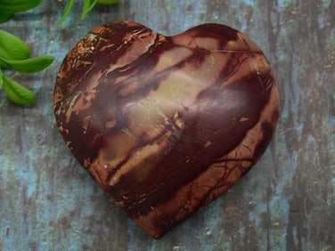 MOOKAITE HEART ROCK STONE LAPIDARY SPECIMEN