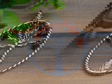 GOLDSTONE TREE OF LIFE WIRE WRAPPED PENDANT