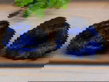 BLUE GEODE ROCK STONE LAPIDARY SPECIMEN