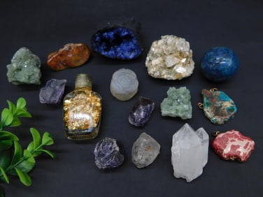 MIXED LOT ROCK STONE LAPIDARY SPECIMEN