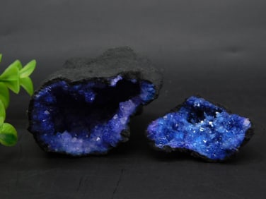 BLUE GEODE ROCK STONE LAPIDARY SPECIMEN