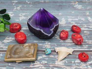 MIXED LOT ROCK STONE LAPIDARY SPECIMEN