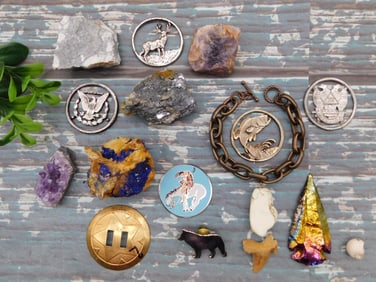 MIXED LOT ROCK STONE LAPIDARY SPECIMEN