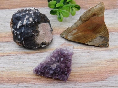 MIXED ROUGH LOT ROCK STONE LAPIDARY SPECIMEN