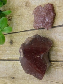 STRAWBERRY QUARTZ ROCK STONE LAPIDARY SPECIMEN