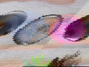 AGATE SLICE ROCK STONE LAPIDARY SPECIMEN