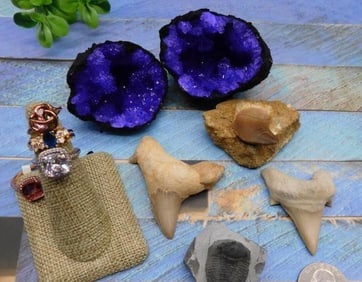 MIXED LOT ROCK STONE LAPIDARY SPECIMEN