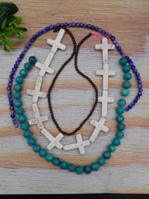 STONE BEADS ROCK STONE LAPIDARY SPECIMEN