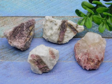 PINK TOURMALINE ROCK STONE LAPIDARY SPECIMEN