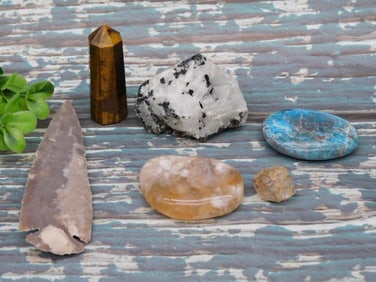 MIXED LOT ROCK STONE LAPIDARY SPECIMEN