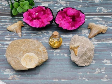 MIXED LOT ROCK STONE LAPIDARY SPECIMEN