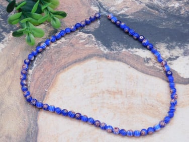 AFRICAN TRADE BEADS ROCK STONE LAPIDARY SPECIMEN