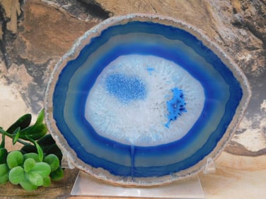 AGATE SLICE ROCK STONE LAPIDARY SPECIMEN