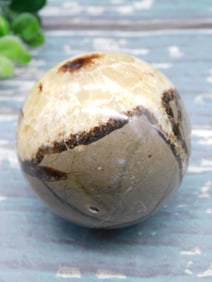 SEPTARIAN SPHERE ROCK STONE LAPIDARY SPECIMEN