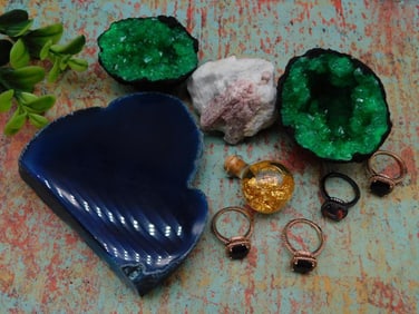 MIXED LOT ROCK STONE LAPIDARY SPECIMEN