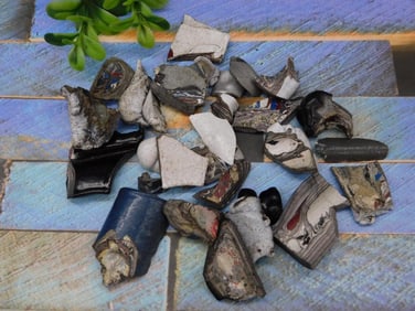 FORDITE MOTOR CITY AGATE ROCK STONE LAPIDARY SPECIMEN