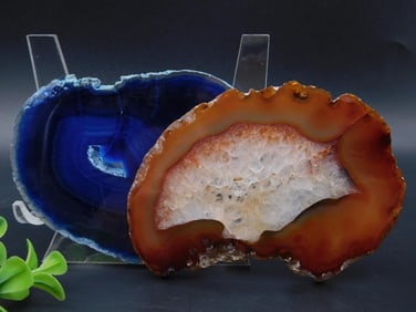 AGATE SLICE ROCK STONE LAPIDARY SPECIMEN