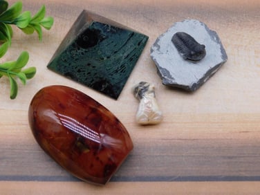 MIXED LOT ROCK STONE LAPIDARY SPECIMEN