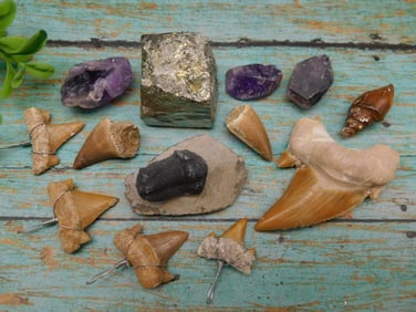 MIXED LOT ROCK STONE LAPIDARY SPECIMEN