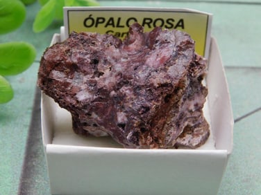 ROSE OPAL ROCK STONE LAPIDARY SPECIMEN