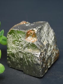 NATURAL FORMATION SPANISH PYRITE CUBE ROCK STONE LAPIDARY SPECIMEN