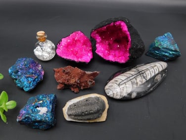 MIXED LOT ROCK STONE LAPIDARY SPECIMEN