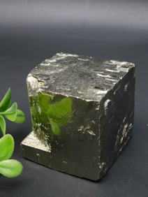 NATURAL FORMATION SPANISH PYRITE CUBE ROCK STONE LAPIDARY SPECIMEN