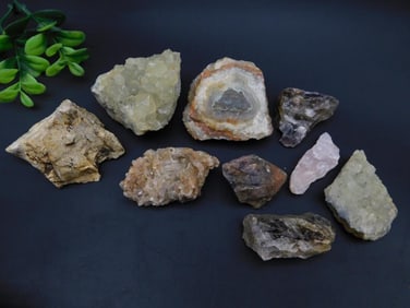 MIXED ROUGH LOT ROCK STONE LAPIDARY SPECIMEN