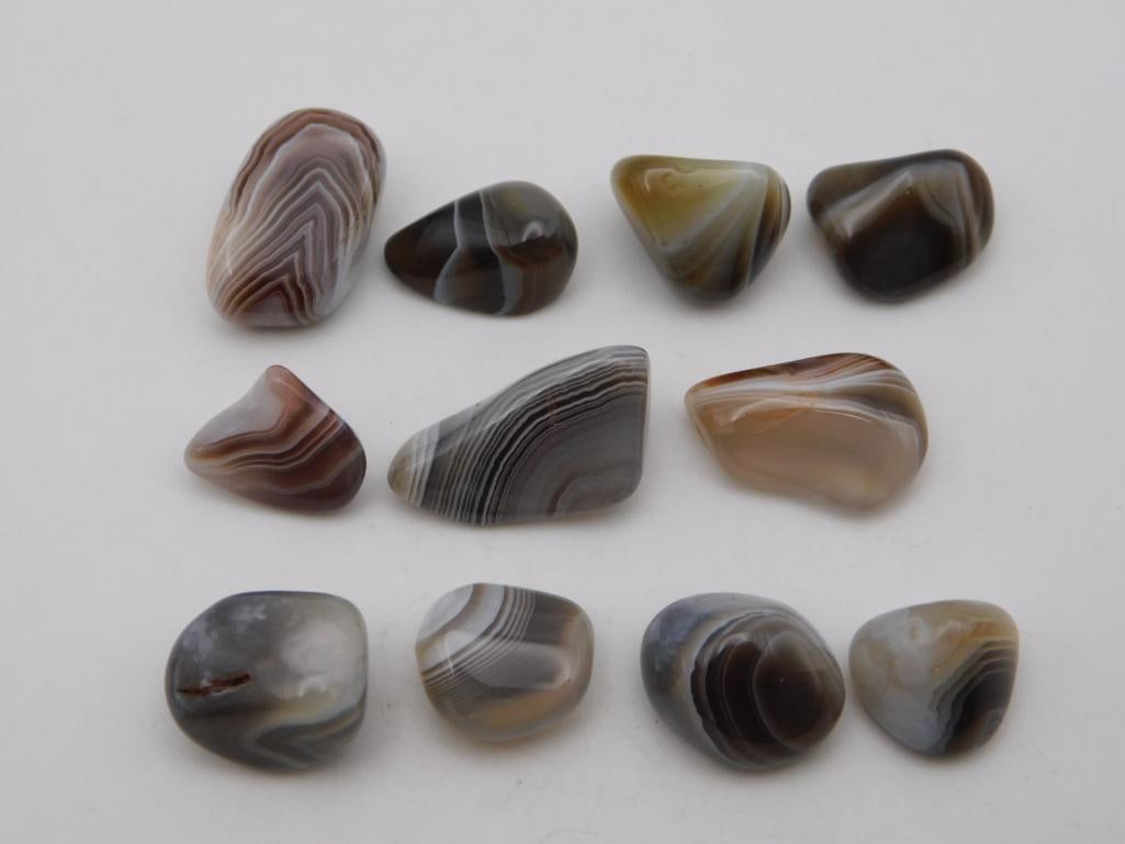 BOTSWANA AGATE ROCK STONE LAPIDARY SPECIMEN (1 of 2)