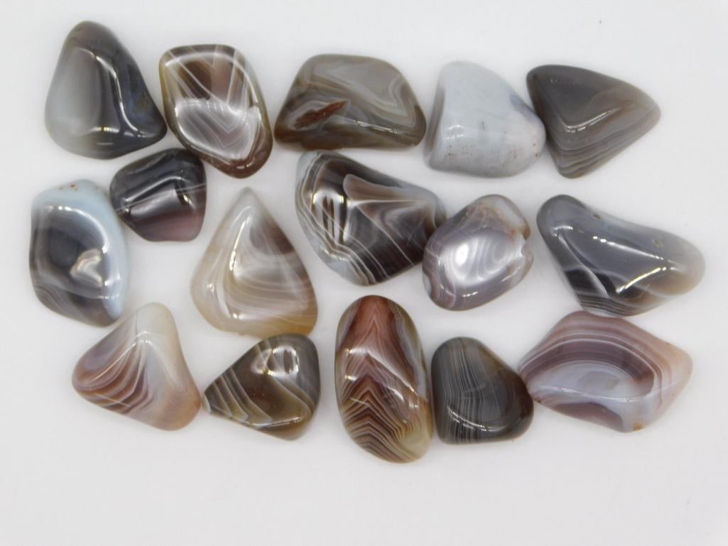 BOTSWANA AGATE ROCK STONE LAPIDARY SPECIMEN (1 of 2)