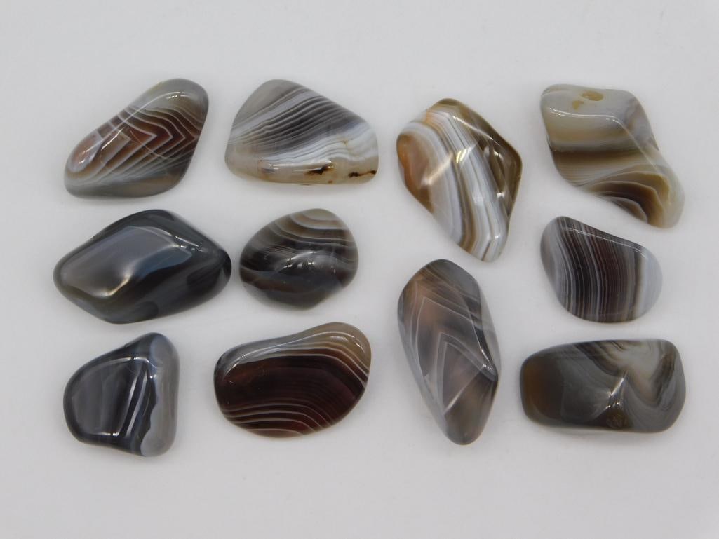 BOTSWANA AGATE ROCK STONE LAPIDARY SPECIMEN (1 of 2)