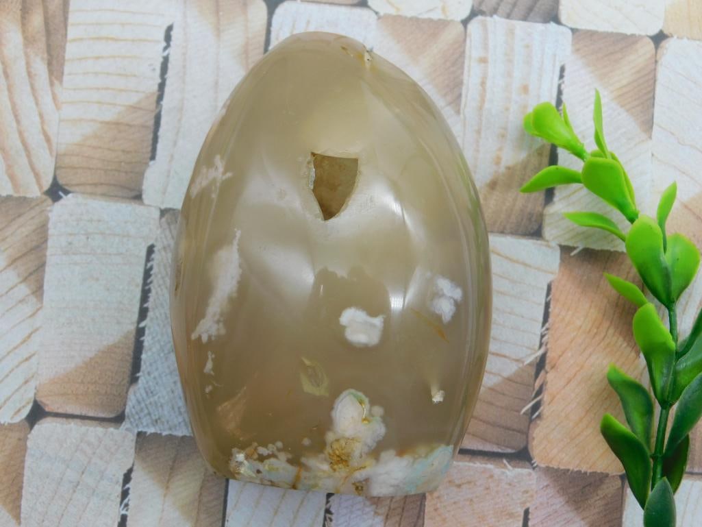 HATMANS FLOWER PETAL AGATE ROCK STONE LAPIDARY SPECIMEN (1 of 3)