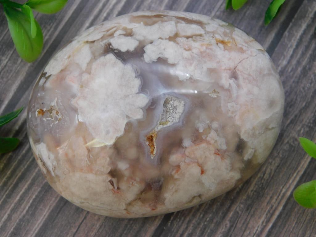 HATMANS FLOWER PETAL AGATE ROCK STONE LAPIDARY SPECIMEN (1 of 2)