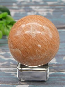 ORANGE CALCITE SPHERE ROCK STONE LAPIDARY SPECIMEN
