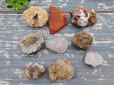 MIXED ROUGH LOT ROCK STONE LAPIDARY SPECIMEN