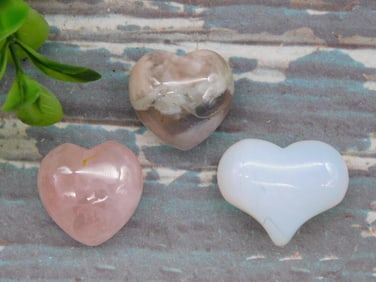 STONE HEARTS ROCK STONE LAPIDARY SPECIMEN