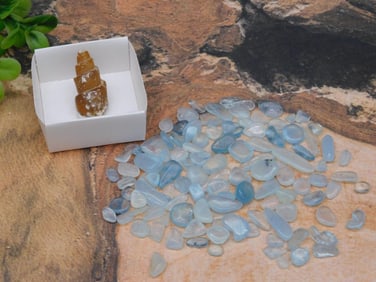 MIXED LOT ROCK STONE LAPIDARY SPECIMEN