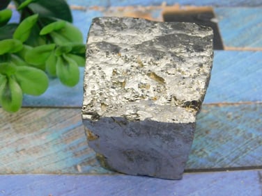 NATURAL FORMATION SPANISH PYRITE CUBE ROCK STONE LAPIDARY SPECIMEN