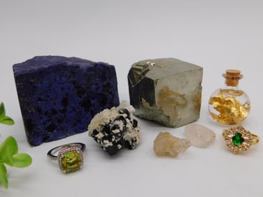 MIXED LOT ROCK STONE LAPIDARY SPECIMEN