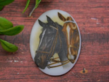 HORSE CABOCHON ROCK STONE LAPIDARY SPECIMEN